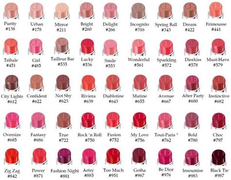 dior lippen set|Dior lipstick color chart.